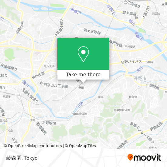 藤森園 map