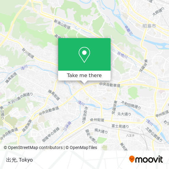 How To Get To 出光 In 八王子市 By Bus Or Metro
