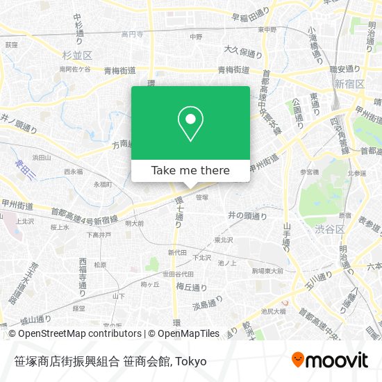 笹塚商店街振興組合 笹商会館 map