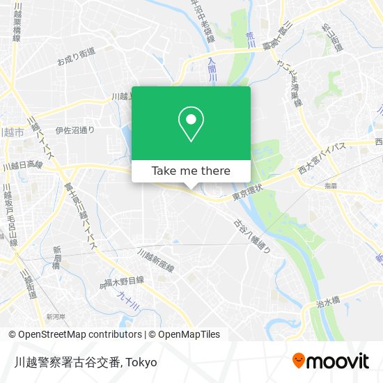 川越警察署古谷交番 map