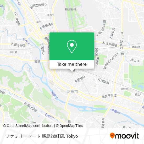 ファミリーマート 昭島緑町店 map