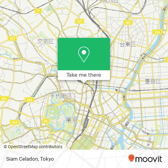 Siam Celadon map