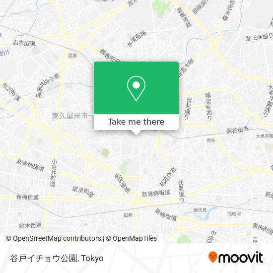 谷戸イチョウ公園 map