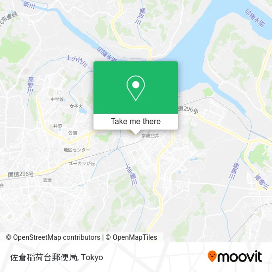 佐倉稲荷台郵便局 map