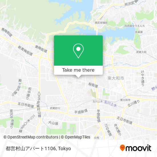 都営村山アパート1106 map