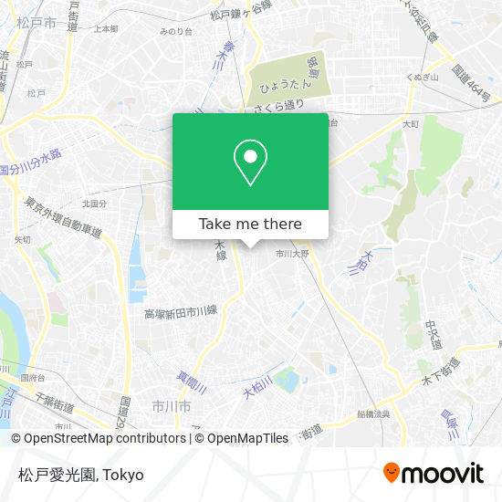 松戸愛光園 map