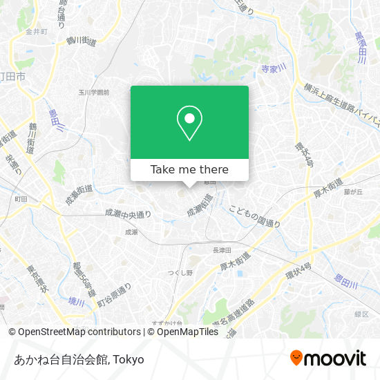 あかね台自治会館 map