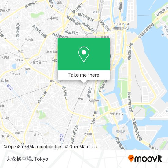 大森操車場 map