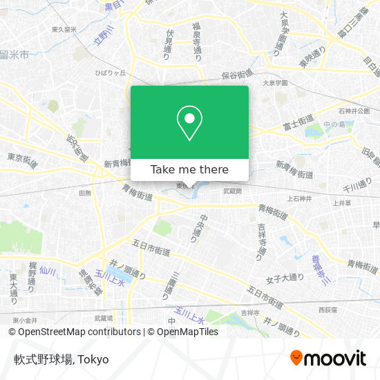 軟式野球場 map