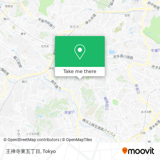 王禅寺東五丁目 map
