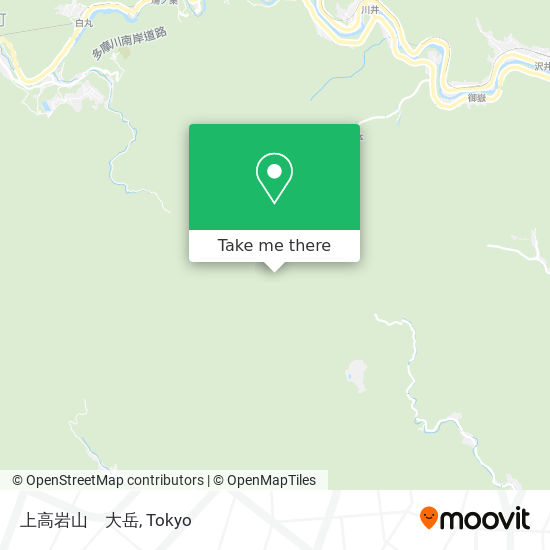 上高岩山　大岳 map