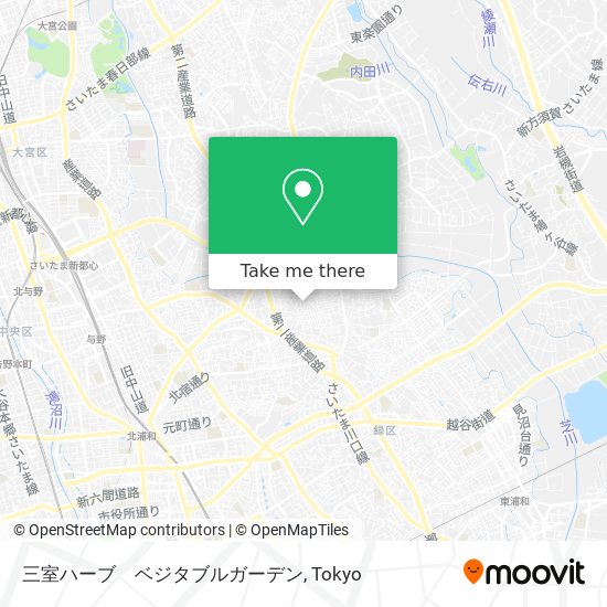 三室ハーブ　ベジタブルガーデン map