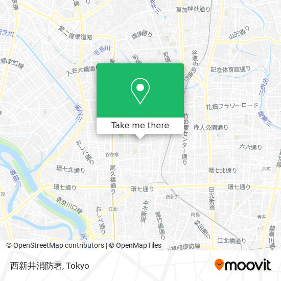 西新井消防署 map
