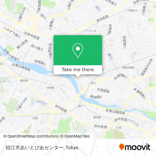 狛江市あいとぴあセンター map