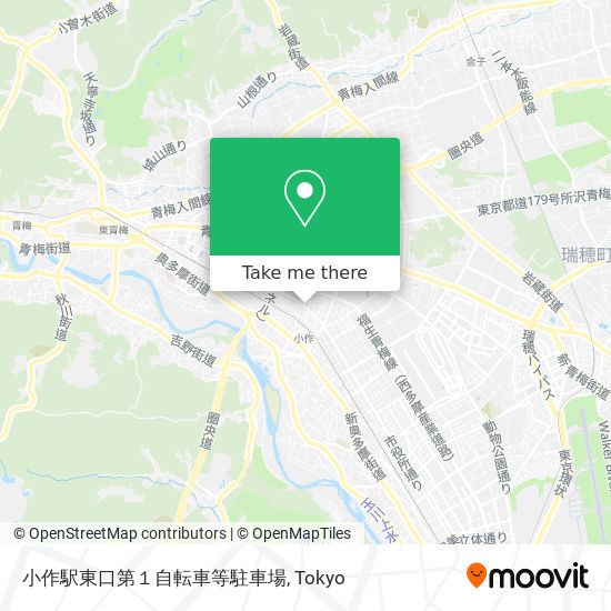 How To Get To 小作駅東口第1自転車等駐車場 In 青梅市 By Bus Moovit