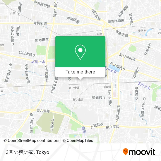 3匹の熊の家 map