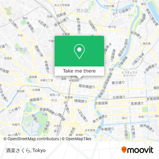 酒楽さくら map