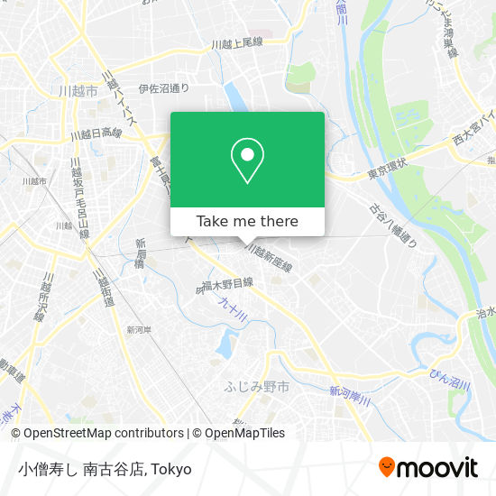 小僧寿し 南古谷店 map