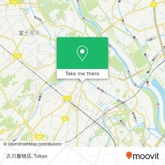 古川履物店 map