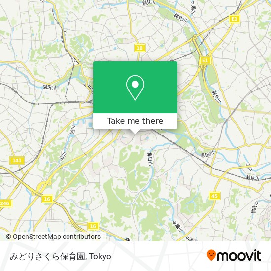 みどりさくら保育園 map