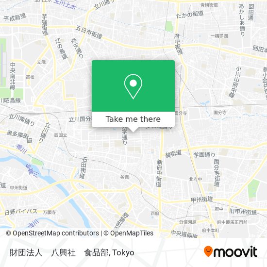 財団法人　八興社　食品部 map