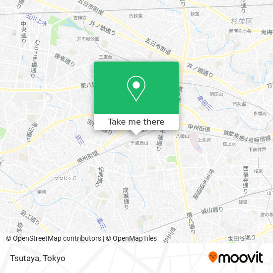 Tsutaya map