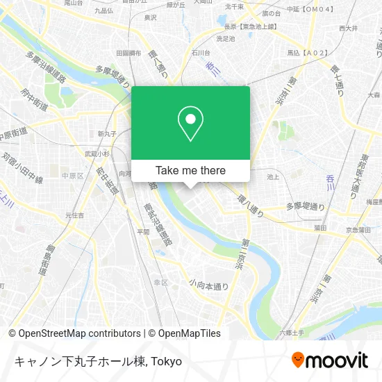 キャノン下丸子ホール棟 map