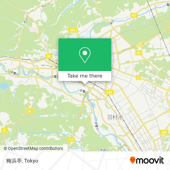 梅浜亭 map