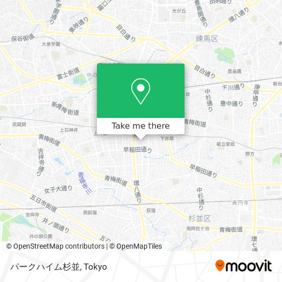 パークハイム杉並 map