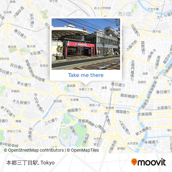 本郷三丁目駅 map