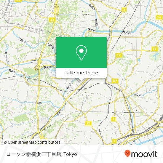 ローソン新横浜三丁目店 map