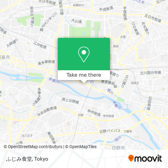 ふじみ食堂 map