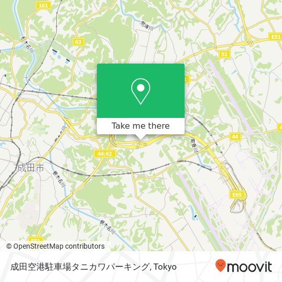 成田空港駐車場タニカワパーキング map