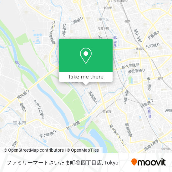 ファミリーマートさいたま町谷四丁目店 map