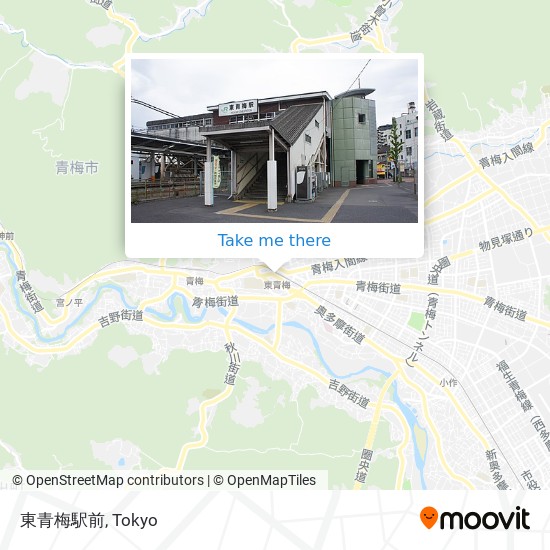 東青梅駅前 map