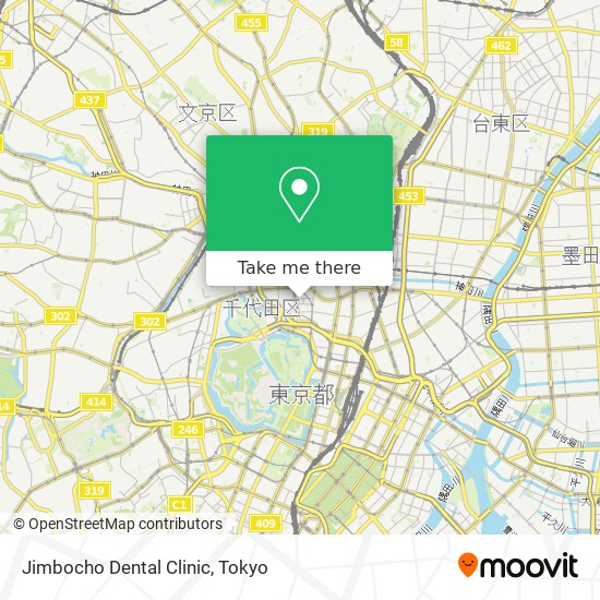 Jimbocho Dental Clinic map