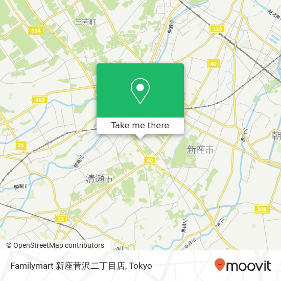 Familymart 新座菅沢二丁目店 map