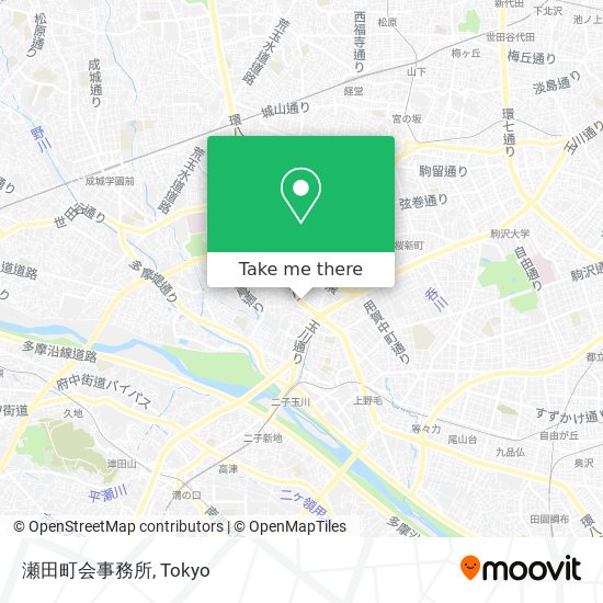 瀬田町会事務所 map