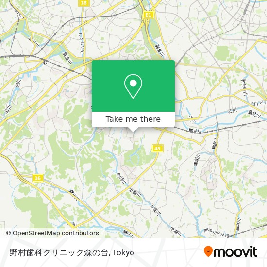 野村歯科クリニック森の台 map