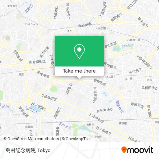 島村記念病院 map