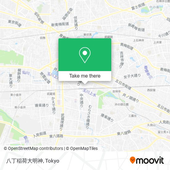 八丁稲荷大明神 map