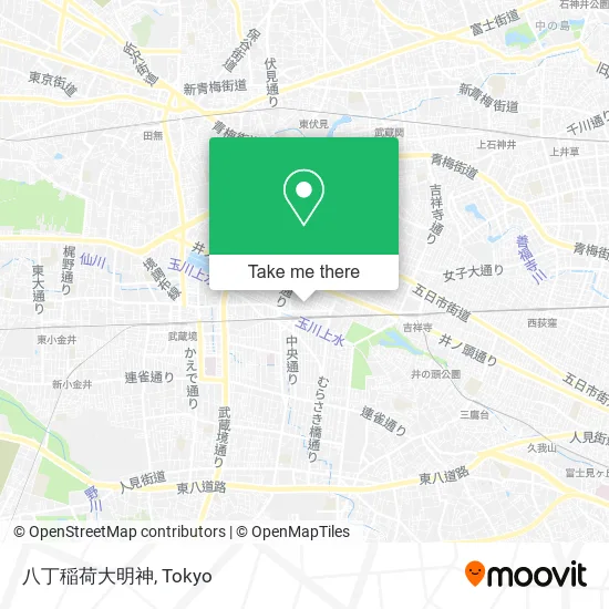 八丁稲荷大明神 map