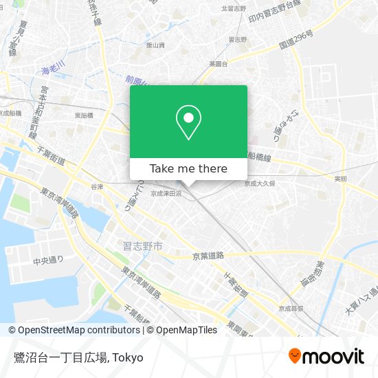 鷺沼台一丁目広場 map