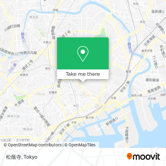 松蔭寺 map