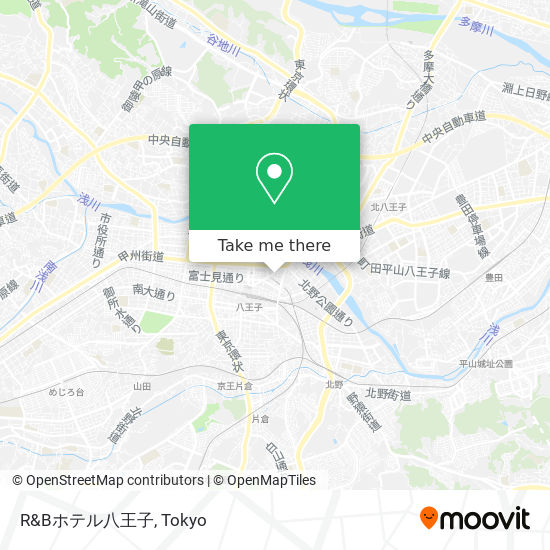 R&Bホテル八王子 map