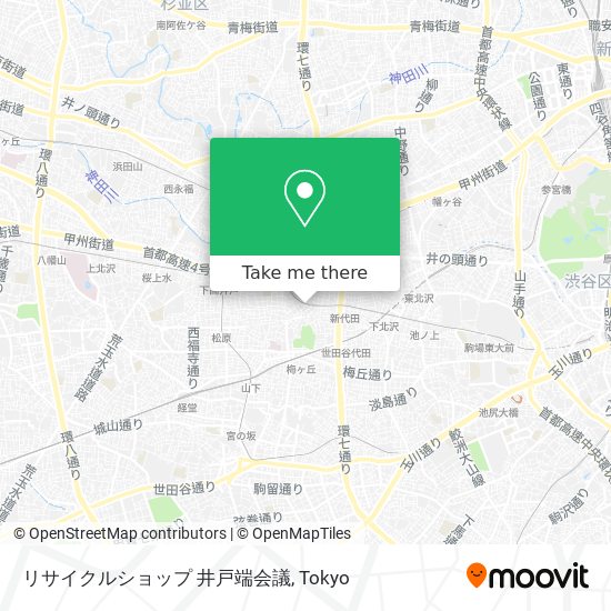 リサイクルショップ 井戸端会議 map