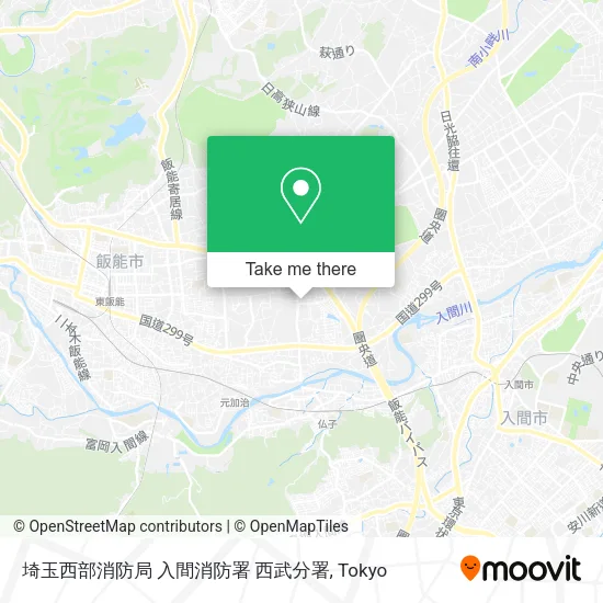 埼玉西部消防局 入間消防署 西武分署 map