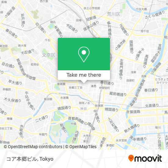 コア本郷ビル map