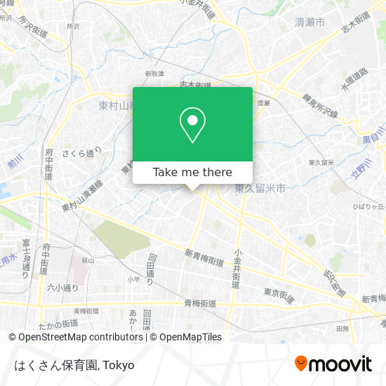 はくさん保育園 map