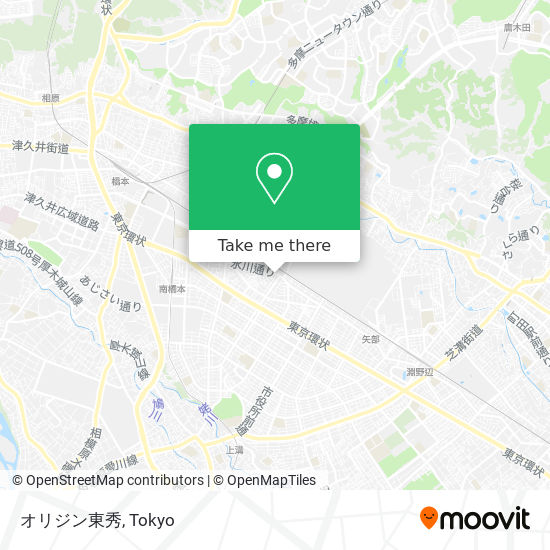 オリジン東秀 map